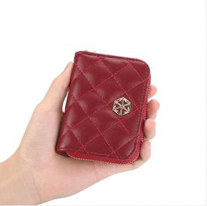Monedero Delgado de Metal con Cierre para Mujer 2026 |   Cartera Compacta Reutilizable Promocional de Moda con Logotipo Personalizado, Duradera, de Cuero PU - Product Image 2