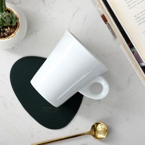 Commercio all'ingrosso 2021 Nuovo di vendita caldo di Disegno di Ceramica di Porcellana Bianca Tazza <span class=keywords><strong>con</strong></span> la scrittura della decorazione della decalcomania - Product Image 3