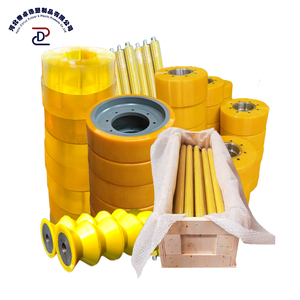 Kunden spezifische industrielle PU-Antriebs rollen welle Polyurethan beschichtete Urethan-Abdeck schienen rollen Gummi-Nachlauf walze - Product Image 5