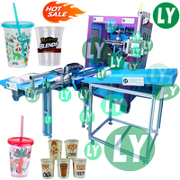 Máquina de serigrafía para vasos de plástico de 12oz, 16oz y 20oz con LED UV