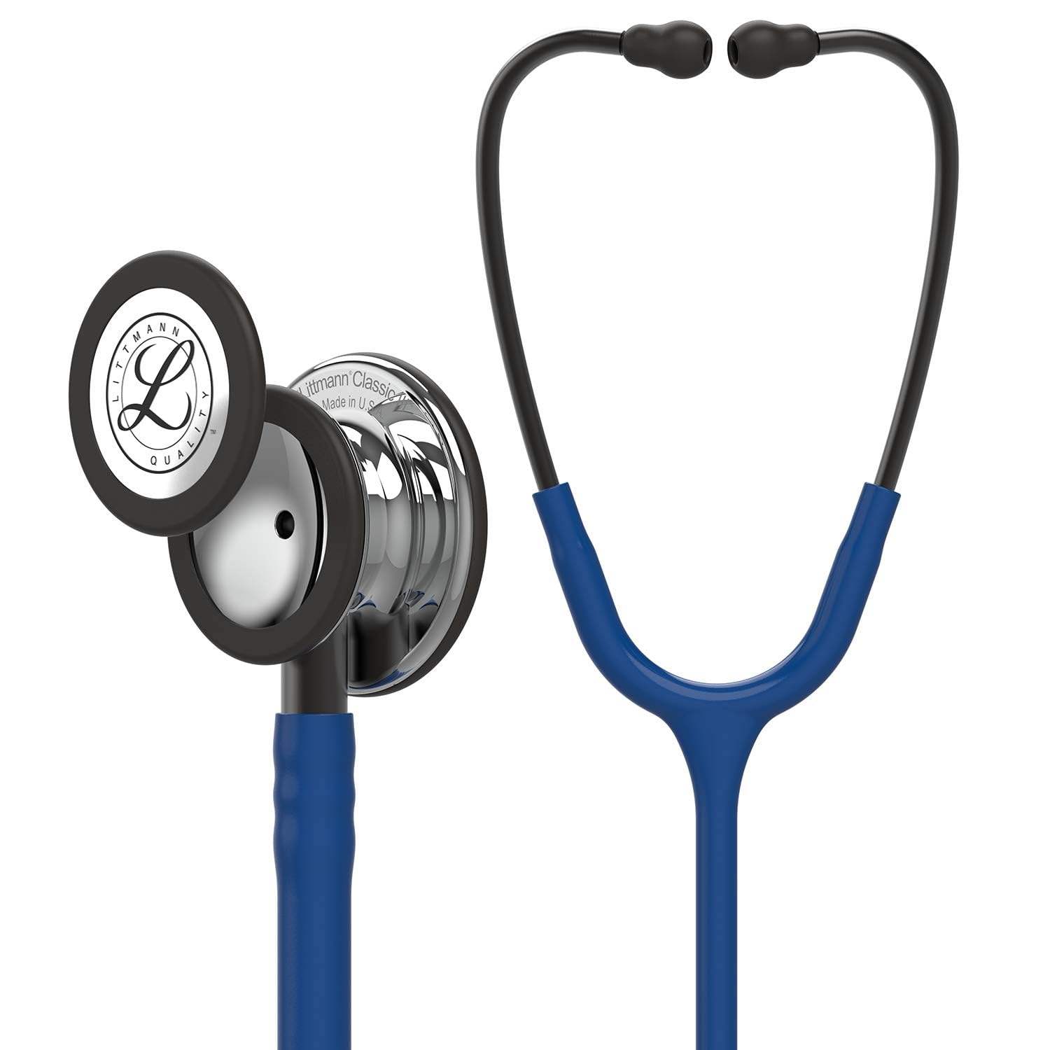 Оригинальный 3M Littmann классический III стетоскоп, зеркальный сундук, темно-синяя трубка 27 дюймов, 5863