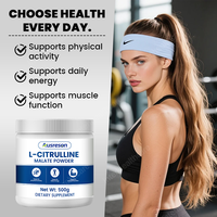 Ausreson OEM/ODM Poudre de L-Citrulline Malate Biologique Marque Privée Vente en Gros Suppléments à Base de Plantes Végétaliens Poudre de L-Citrulline Malate