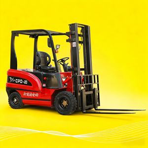 2 Ton Electric <strong>Forklift</strong> Truck Lead Acid Battery Powered 3m Lifting Height CE ISO Certified - Product Image 1