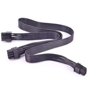 สายไฟ PCI-e 6 พิน ต่อ 2 พอร์ต 6+2 พิน 8 พิน สำหรับ Cooler Master Silent Pro <span class=keywords><strong>M1000</strong></span> M850 M700 M600 Modular - Product Image 2