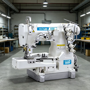 Máquina de Coser Industrial de Alta Velocidad con Accionamiento Directo YS-600-01CB/D, Máquina de Costura Plana para Ropa Deportiva, Ropa Interior y Sujetadores - Product Image 1