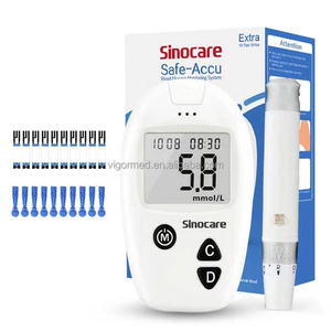 Monitor de Glucosa en Sangre No Invasivo Seguro y Preciso <span class=keywords><strong>Sinocare</strong></span>, Tiras Reactivas para la Prueba de Glucosa en Sangre, Medidor de Glucosa en Sangre Portátil - Product Image 1