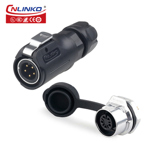 Cnlinko LP12 nhựa nam và nữ công nghiệp không thấm nước pin M12 nối - Product Image 4