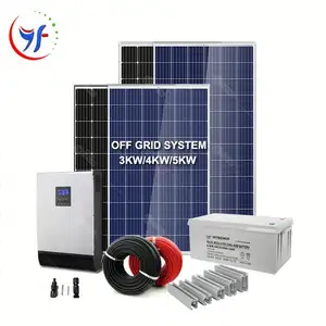 Система солнечных панелей, цена Танзании, внесетевой полный комплект, внесетевой генератор энергии с батареей, панель 2 кВт