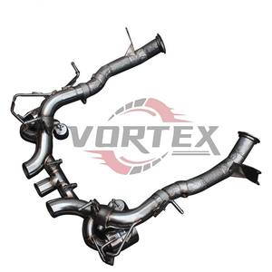 Sistema de Escape Catback Valvetronic de Alto Rendimiento Vortex con Control Remoto y Downpipe Completo para Ferrari 458 - Product Image 4