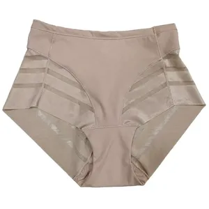 Phụ Nữ Quần Lót Eo Cao Tóm Tắt Tummy Kiểm Soát Lưới Đàn Hồi Shapewear Băng Lụa Nữ Liền Mạch Đồ Lót Sexy Đồ Lót - Product Image 6