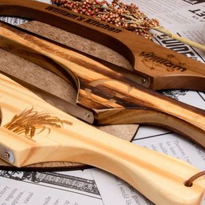 Cuchillo de Madera Personalizado Creativo de Fábrica, Cuchillo Serrado para Rebanar, Herramienta Ergonómica para Cortar Pan Casero - Product Image 2