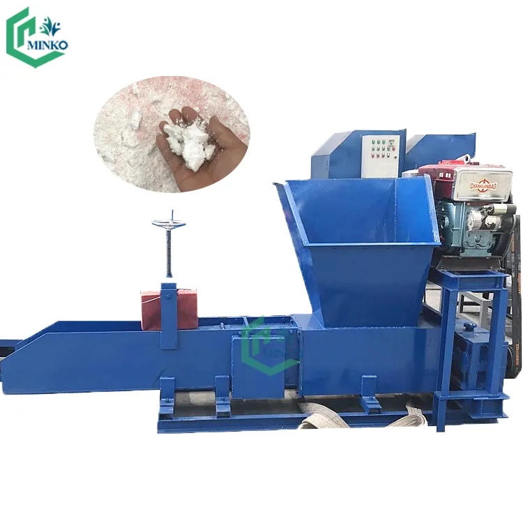 foam shredding machine eps compactor styrofoam recycling machine