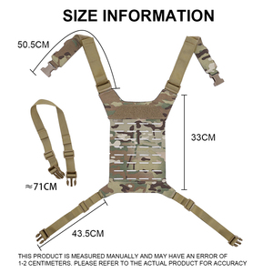 Chaleco Táctico D3 SS MK, Chaleco de Caza MOLLE, Correa para Chaleco, Panel Trasero Universal para Chaleco, Accesorios para Equipo - Product Image 2