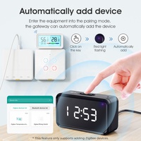 C Smart Series Tuya inalámbrica inteligente Zigbee3.0 Gateway Bluetooth malla Gateway multimodo con visualización de la hora