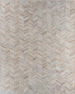 Alfombra Moderna y Elegante Hecha a Mano, Antideslizante, de Pelo Medio, Lavable, para Áreas Grandes, Diseño Geométrico a Rayas Coloridas, de Cuero Afelpado para el Hogar - Product Image 5