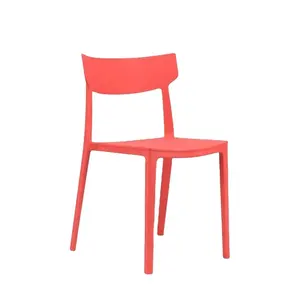 Design Cheap Price Wholesale plastic chair Modern Stackable PP Restaurant Cafe Plastic Chairs for Sale