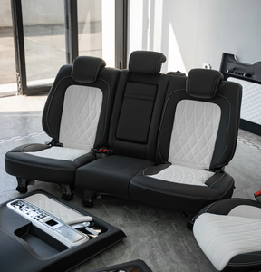 Fundas de Asiento de Cuero Personalizadas al por Mayor <span class=keywords><strong>para</strong></span> Mercedes-Benz Clase C, Clase E, GLC, GLE, Clase A, Juego Completo de 5 Plazas - Product Image 4