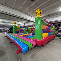 Lit de saut gonflable robuste en gros avec coutures renforcées et surface antidérapante pour la décoration intérieure et les zones de jeux pour enfants