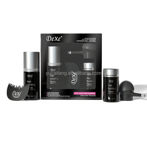 DEXE Fibra Capilar de Alta Calidad <span class=keywords><strong>en</strong></span> Polvo para Engrosamiento del Cabello, Set de Aplicador <span class=keywords><strong>en</strong></span> <span class=keywords><strong>Spray</strong></span> con Bomba, Gran Venta, para Hombres y Mujeres, OEM ODM - Product Image 1