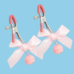 조정 가능한 성인 페티쉬 유혹 섹스 토이 커플을위한 섹시한 활 젖꼭지 클램프 여자의 유방 Bdsm 기어 작은 벨 BDSM 기어 - Product Image 4