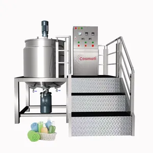 Cheap hot sale liquid dishwashing homogenization mixing machine liquid soap making machine with agitator