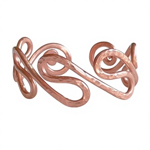 <b>Copper</b> <b>Bracelet</b> Handmade Elegant Jewelry Accessory For Casual Formal Daily Stylish Appearance Wear - Product Image 1