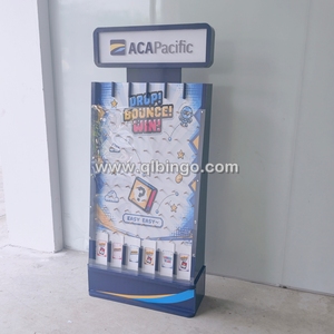 เครื่องเล่นเกมพินบอลการ์ตูนพลิงโก สำหรับจัดแสดงนิทรรศการ  กระดานลอตเตอรีแบบอินเทอร์แอคทีฟ  ยี่ห้อที่ปรับแต่งได้  เครื่องเล่นเกมพลิงโกแบบลูกบอลตก - Product Image 6
