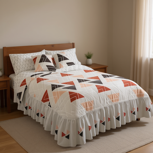 Edredón Moka King, Tamaño King, 50% Algodón, Diseño Moderno Estampado, Ropa de Cama para Toda Temporada - Product Image 2