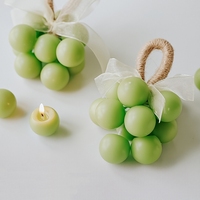 Bougie parfumée artisanale en cire de soja en forme de raisin, cadeau romantique original, décoration d'intérieur, cadeaux de mariage, bougie aromatique