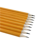 Ensemble de crayons de papeterie pour étudiants, crayons à dessin HB en bois pour l'école