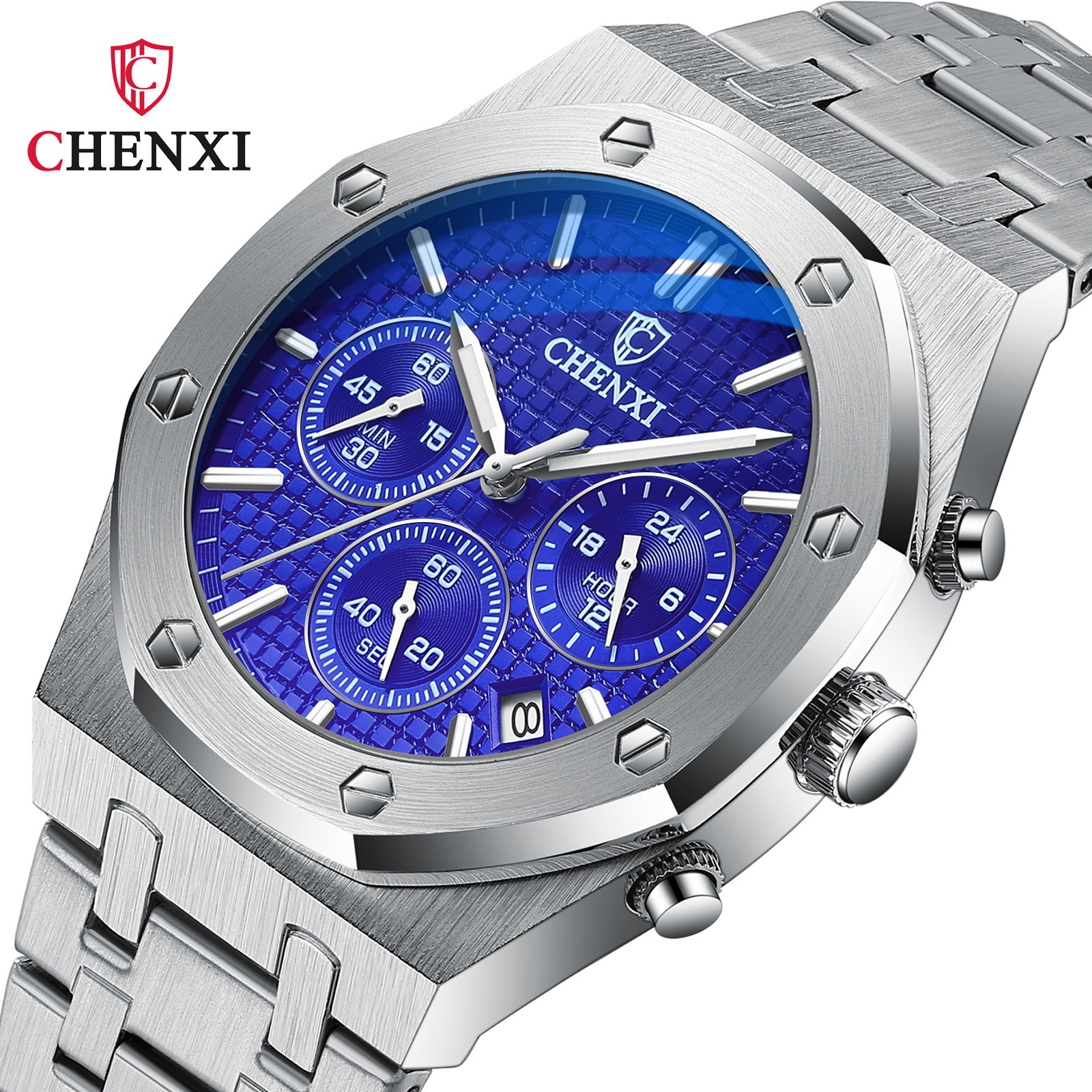 2021 CHENXI 948 новые модные деловые мужские часы кварцевые часы мужские стальные водонепроницаемые наручные часы Мужские часы