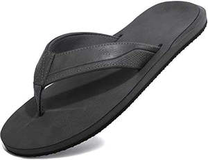 Chaussures décontractées d'été pour la marche, tongs plates antidérapantes pour la plage, sandales pour hommes, grandes tailles, tongs plates en EVA - Product Image 3