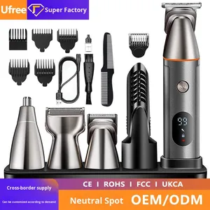 Afeitadora Eléctrica Multifuncional y Recortadora de Vello Nasal, Set de Regalo para Uso Doméstico, Cortadora de Cabello para Cabeza Calva - Product Image 5