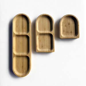 Ensemble de plateaux de service en bambou Bamboo Memories, 3 pièces, ovales et rectangulaires, personnalisés, adaptés aux aliments, décoratifs - Product Image 5