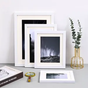 Black And White Picture <b>Frame</b> Matting Art Display <b>Frame</b> for Photo <b>Wall</b> Decor - Product Image 2