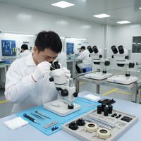 Microscope Stéréo EOC 7x-50x avec Distances Interaxiales de 100mm pour Modules Optiques Semi-conducteurs OSAT BGA, Photonique au Silicium – Vente en Gros Malaisie