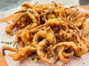 Calamar Frito Empanizado y Sazonado al Estilo Chino, Congelado, al por Mayor, HALAL, Bajo en Grasas, Mariscos - Product Image 2