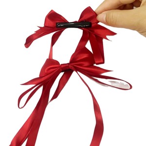 Accesorios para el cabello para niños, cintas largas, pinzas para el cabello, horquillas de doble capa estilo princesa para niñas pequeñas, estilo princesa. - Product Image 5