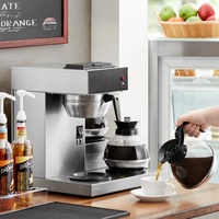 Machine à café à piston française commerciale personnalisée, machine à café automatique, distributeur automatique pour le thé et le café au lait, équipement de fabrication de café