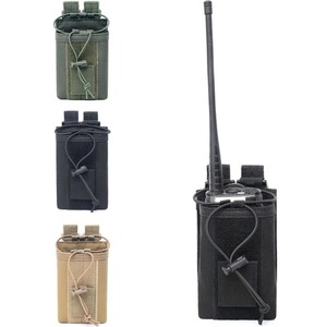 Pochette de rangement modulaire pour radio en Oxford haute densité 1000D, avec fermeture à cordon, sac de transport tout temps pour la randonnée en extérieur et la nature sauvage - Product Image 1