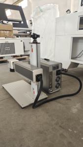 Lente de escáner láser de fibra Raycus 20W SG7110 cabeza Galvo doble punto rojo 300*300mm EZCAD 80mm soporte de placa giratoria DXF PLT BMP - Product Image 4