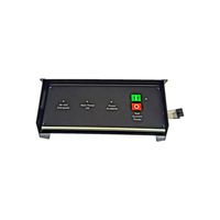 Clavier à membrane métallique tactile en gros de Chine avec éclairage LED, longueur de câble flexible personnalisable, option gaufrée, durable