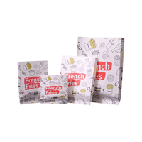 Sacs en papier personnalisés recyclables en gros avec laminage pour snacks faits maison, vêtements et chaussures - Motifs en option