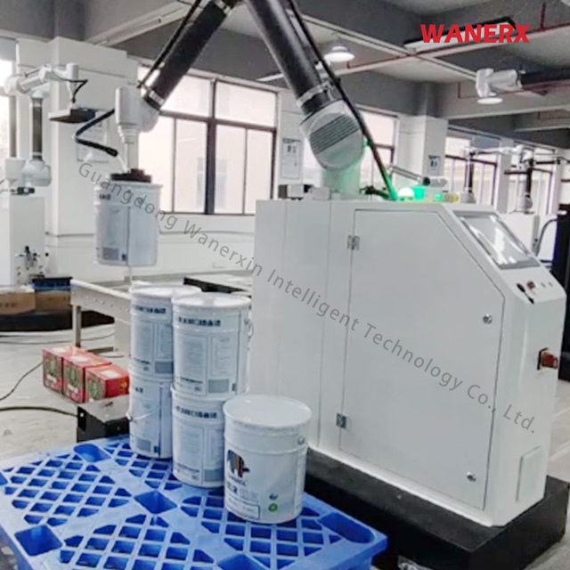 30kg Automatic Palletizer Machine for Barrel Stacking Efficient Packaging Processing Line