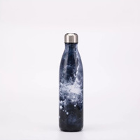Bouteille thermos en acier inoxydable de 750ml, tasse cadeau de grande capacité, bouteille d'eau pour sports de plein air