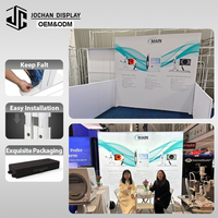 Stand d'exposition personnalisé 10x10 3x3 en aluminium et PVC pour salon professionnel avec comptoir