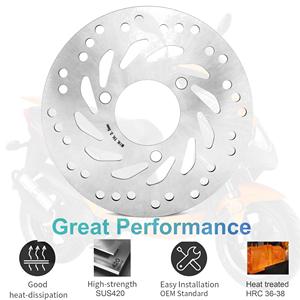 Pièces détachées pour scooter Disque de frein pour MBK Stunt Nitro Booster Yamaha Jog R Neos Aerox 50 100 PGO T-Rex 50 <span class=keywords><strong>TGB</strong></span> City50 Peugeot 100 50 - Product Image 2