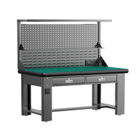 Banc de travail ESD robuste de haute qualité, table de travail électronique en fer sur mesure pour atelier, ligne d'assemblage