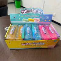 Mainan Squishy Slushy Butter Stick dari Gudang AS, Lembut, Tidak Mengembang, Pereda Stres, Kawaii, Grosir