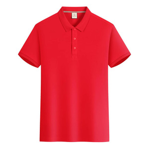 Promotional Polo Shirt White Short Sleeve Solid Color Polyester Men Women Daily Wear - Product Image 4